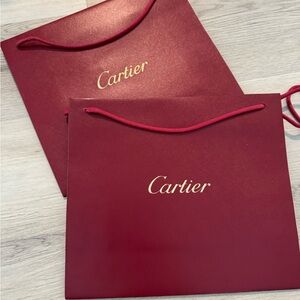 Cartier Deep Red Shopping Bag - Large (2)